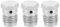 BORDSTRACT 3 PCS Berstscheiben,1.8K 3K 5K 7K 3/8 24UNF Vereinheitlicht Kupferregler Burst Disks für Paintball Tankregler Paintball Regler oder Ventile(3K)