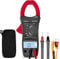 Professionale Pinza Amperometrica 1000A CC/CA, Kethvoz Multimetro Digitale Misura AC/DC Corrente Tensione Resistenza Capacità e Corrente Surge, 6000 Conteggi Ture-RMS Elettrico Tester KE-570N