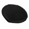perfk Housse de Chaise de Soucoupe Ronde, Housse de Chaise Douce Amovible en Polyester Anti-dérapant à Haute élasticité, pour Meub, Le Noir