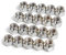 Hyundai 999XX0107 Radmuttern 20-teilig M12x1,5 Kegelmutter Felge SW21
