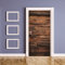 ZZDXL Vintage-Holz Türtapete Selbstklebend, Wasserdicht, 2 Stück, 1.4 qm, Braun, Rechteckig, für Türen, Geschirrspüler, Kühlschränke, Wände, Fenster, Fliesen, Spiegel, PVC