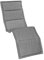 KETTtex EXKLUSIV Auflage Bäderliege Silbergrau I Gartenliege Polster 205x55x3cm I Liegenauflage robust I formbeständige Liegestuhl-Auflage I pflegeleichtes Liegekissen I Dessin 8643