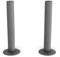 UK Radiators Natural Pewter Radiator Pipe Sleeve - Matte Natural Pewter Finish - 130mm Brass Pipe Sleeves - Perfect Addition to Any Interior Design