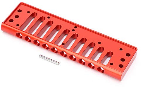Harmonica Comb, Aluminum Aalloy 10-Hole Harmonica Comb Blues Hormonica Comb Harmonica Maintenance Tools Musical Instrument Parts for Wind Instruments