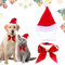Weihnachten Hundekostüm, Hund Weihnachtsmütze, Weihnachtsmützen für Katzen, Hund Katzen Haustier Weihnachtsmütze, Haustier Weihnachten Kostüm Zubehör, Einstellbare Größe Haustier Hut für Katzen Hunde