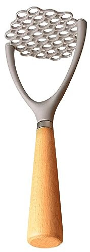 Kartoffelstampfer, Kartoffel Stampfer, Aluminiumlegierung Gemüsestampfer Kartoffelpresse für Spülmaschinengeeignet (A)