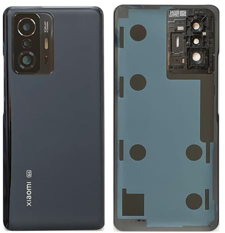 Akkudeckel für Xiaomi Mi 11T /T Pro mit Kameralinse Mit Logo. OEM (Schwarz)