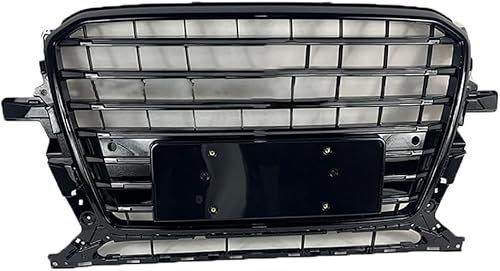 HAVERN Auto Front Kühlergrill Gitter für Audi Q5 Modified SQ5 2013-2017,Frontgrill Auto Oberen Stoßstange Haube Mesh Kühlergrill Sportgrill