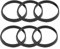 CPJJ 6 PCS 40mm Rubber Washers, Rubber Seal for 40mm Waste Pipe, 1 1/2 Inch Drain Pipe Sink Odour Trap Siphon