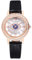 Silverora Uhren Damen Leder Damenuhren: Retro Boho Böser Blick Analoge Quarz Armbanduhr Glänzende Zirkon Strass Uhr mit Punkt Balkenskala Geschenke für Frauen Schwarz