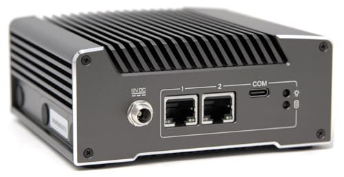 Protectli Vault V1210-2 Port, Micro Appliance/Mini PC - Intel N5105, 2X 2.5G NICs, 4GB LPDDR RAM on-Board, 32GB eMMC on-Board, 500GB NVMe SSD