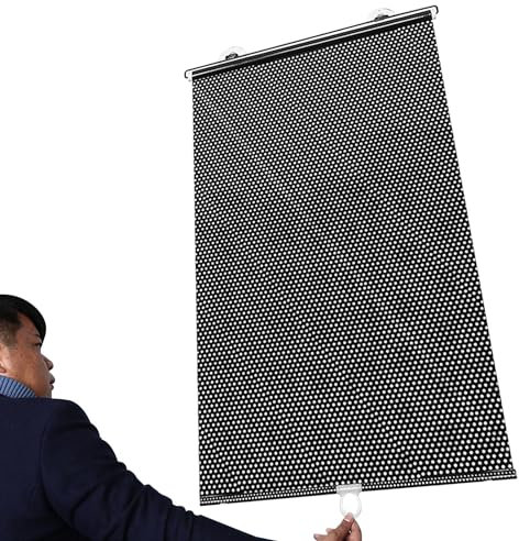 Parasoles con Protección UV - Parasol Enrollable para Coche, Bloqueador Solar para Parabrisas | Persianas Enrollables para Parasol, Parasol Enrollable, Montaje con Ventosa De Ajuste para Aut