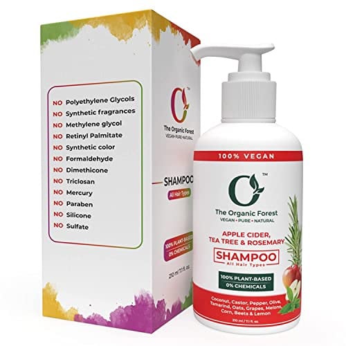 JEVR Apple Cider Vinegar, Rosemary and Tea Tree Shampoo | 210 ML