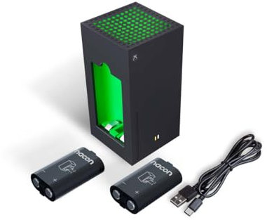 Nacon - Pack Cargador y Dos Baterias Externas para Mandos Compatible con Xbox: Xbox One y Xbox Serie