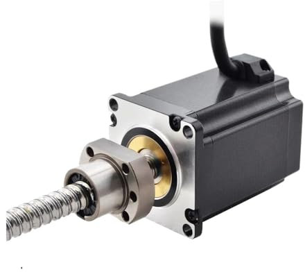 VWWJCCRO Nema 23 External Ball Screw Linear Stepper Electronic Starter 1.8Nm 4.0A 75mm Length 4-Lead 12mm Diameter Lead Length 200mm for 3D Printer
