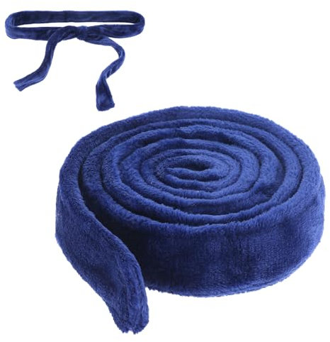 Sliverdew Robe Replacement Soft Pajamas Hotel Bathrobe Tie Waist Belt Unisex, Navy Blue, 1-2