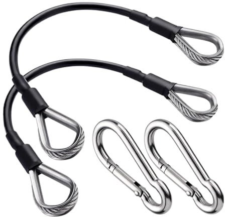 Home Gym Cable Extension | Fitness Machine Cable Extension | Stainless Steal Fitness Pulley Cable | Non-Slip Multi-Gym Cable Extension Replacement for Home Exercise Fitness