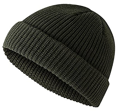Unisex Wintermütze mit Fleece-Futter – Dicke, Warmhalte Mütze für Herren Damen, Ideal für kalte Temperaturen (F, One Size)