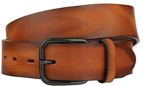 Joop! Jeans Belt breiter Herren Ledergürtel Gürtel 7605/35 sandalwood braun, Länge:90 cm