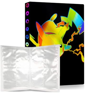 Classeur Carte, Albums pour cartes à collectionner, Rangements pour cartes, Titulaire Porte Cartes 4 Poche, Livre de Protection Cartes, 30 Pages Capacité de 240 Cartes(Album02)