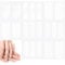 48 Sheets 1734Pcs French Tip Stickers, White French Nail Stickers, Manicure fingernail Art Tips Strips, 8 Types Fingertip Nails Sticker, Self-Adhesive Nails Sticker Decoration for Women Girls DIY