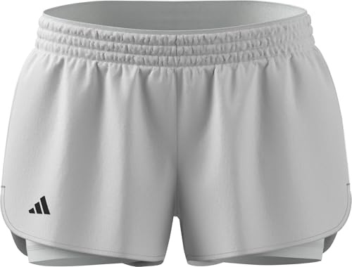 adidas Damen Tennis Climacool 2In1 Match Shorts, White, M