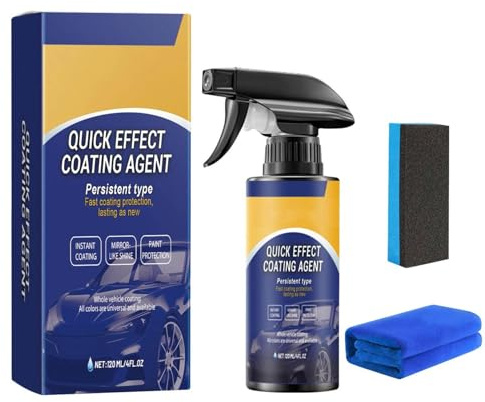 Quick Effect Coating Agent, Das Hocheffiziente Keramik-Beschichtungsspray, das Schutz, Reparatur und Aufhellung vereint, Repariert Kratzer & Abnutzungserscheinungen Schnell