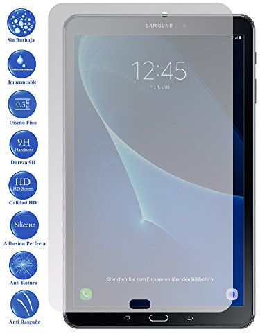 Todotumovil Protector de Pantalla Galaxy Tab A 2016 10.1 WiFi de Cristal Templado Vidrio 9H para Tablet