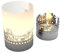 Luxemburg Skyline Tube T-Light Schattenspiel – Magische Motivkerze mit eindrucksvoller Silhouette, ideales Souvenir und Geschenk für Luxemburg Fans