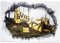 Borussia Dortmund BVB 3D-Wandtattoo Stadionmotiv