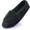 Git-up Ladies Diabetic Slippers/W Arthritis Edema Adjustable Closure Memory Foam House Shoes Open Toe, 6 UK, Black