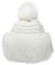 Soul Young Fellmütze Pelzmütze Damen mütze Wintermütze Faux Fuchs Pompom Pelz Warm Weich Stirnband Hut(Weiß)