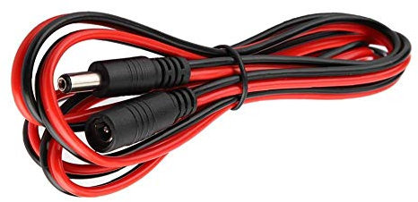 Broco 150cm alimentación Cable de extensión DC5521 macho a hembra Cable de alimentación
