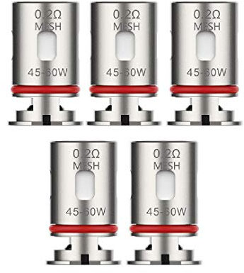 Resistencias GTX para Vaporesso Target PM80. 5 unidades, malla de 0,2 ohmios