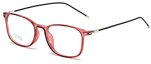 GEMSeven Ultraleichter Stahldraht TR90 Vierkantrahmen-fertige Myopie-Brille