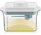 Milk Powder Dispenser. Sealed Powder Container, Portable Milk Powder Storage Box for Food. Moisture-Resistant Seal for Storing Milk Powder and Food. (1L)