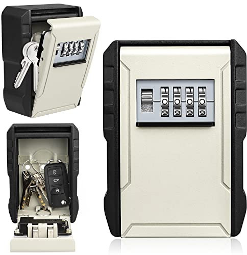 Cassetta di Sicurezza per Chiavi, [Ultima Grande Versione] Diyife Cassetta per Chiavi con Combinazione, Impermeabile Cassetta con Codice per Chiavi per Archiviazione Chiavi di Casa,Interni & Esterno