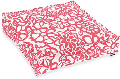 H.O.C.K. Paloma Outdoor Kissen inkl. Füllung und Matratzenkissen (50x50x10cm, Pink)