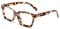 Hubeye Retro Oversized Large Frame Reading Glasses for Women Men Square Fashion Oprah Style Blue Light Blocking Computer Reader 2.50