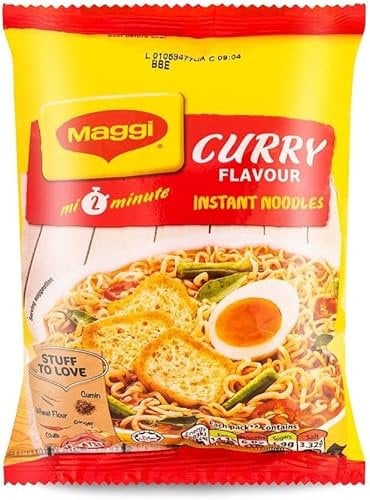 Maaggi Instant Noodles Malaysian Curry Flavour || Authentic Recipe - Quick, Convenient and Delicious (Pack 20)