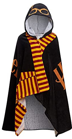 Harry Potter Toalla con capucha 100% algodón Poncho para niños Toalla de baño de Hogwarts Toalla de playa Envoltura para nadar Cubierta de cambio