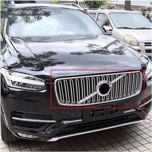 Kühlergrill Frontstoßstange Nierengitter für Volvo XC90 XC 90 2016 2017 2018 2019, Auto Frontgrill Dauerhaft Front Grill Renngrill