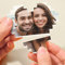 LLLGSH Mattoncini Costruzione Personalizzabili - Mattoncini Personalizzati con Le tue Foto - Puzzle di Costruzione Fotografico Personalizzato - per la Festa del papà, Anniversario, San Valentino