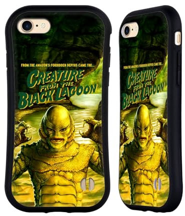 Head Case Designs Offizielle Universal Monsters Aus Dem Amazonas Creature from The Black Lagoon Hybride Handyhülle Hülle Huelle kompatibel mit Apple iPhone 7/8 / SE 2020 & 2022