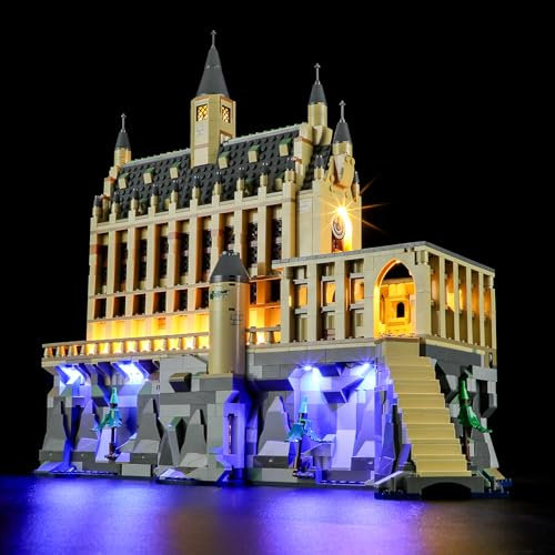 YEABRICKS LED Licht für Lego-76435 Harry Potter Schloss Hogwarts: Die Große Halle Bausteine Modell (Lego Set Nicht enthalten)
