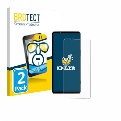 BROTECT Schutzfolie für Sony Xperia 1 VII | 2 Stück Transparenter Displayschutz Made in Germany Klare Displayschutz-Folie Clear Einfache Montage Case-Friendly