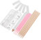 Happyyami 1 Juego juego de taladro Tabletas reveladoras de placa tapas de dientes para dientes rotos kit de máquina de engaste de perlas tabletas de placa palillo de viaje pedrería