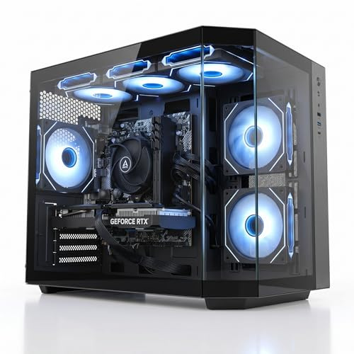 ionz Gaming PC - Intel i5-12400F | | Nvidia RTX 5060 | 16GB DDR5 RAM | 1TB NVMe SSD | 600W PSU | 120mm AIO | Windows 11 | WiFi | Apex Black