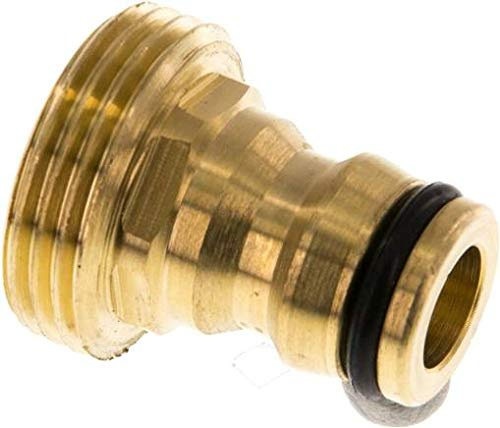 Kupplungsstecker G 3/4 (AG), Messing Ausführung:Messing Gewinde außen:G 3/4 Betriebsdruck:0-8