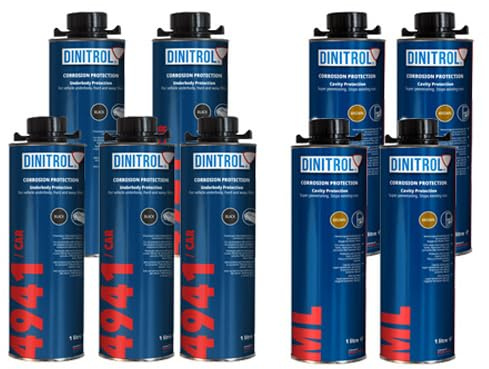 REJEL Dinitrol Kit de recharge antirouille pour voiture de taille moyenne